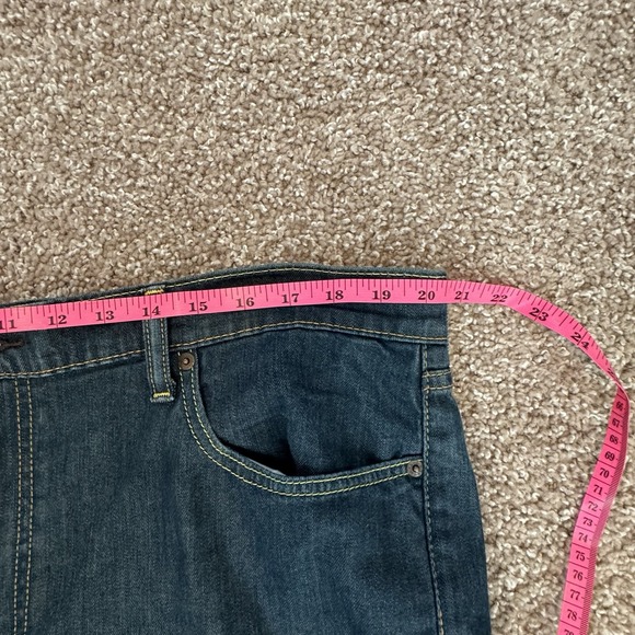 Levi's 511 Slim Fit Jeans Men's 40x30 Blue Stretch Denim Dark Wash - Picture 6 of 10